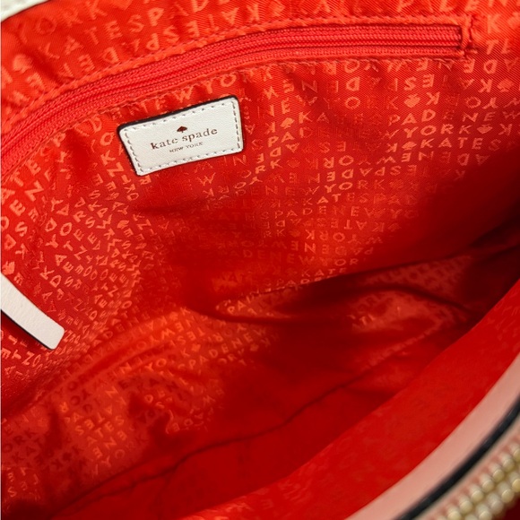 Kate Spade light  Cream Quilted Tote Bag - Picture 8 of 16